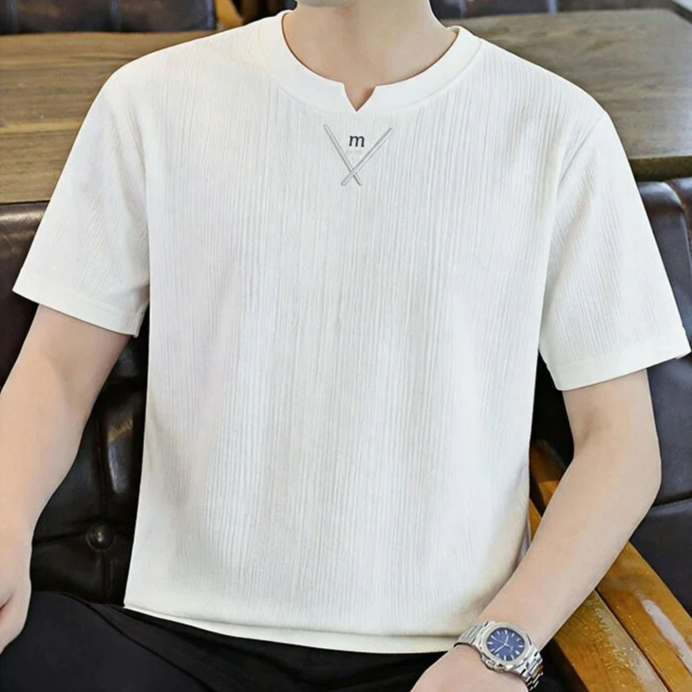 New Style Crew Neck Crinkle Te – обзор и цена Undershirt Crew Neck