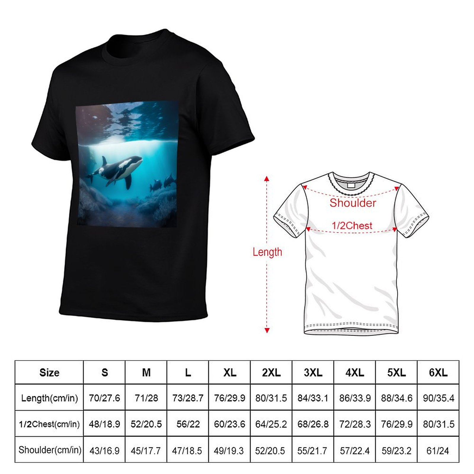 Under Sea Orca T-Shirt Minimal – обзор и цена Undershirt Crew Neck