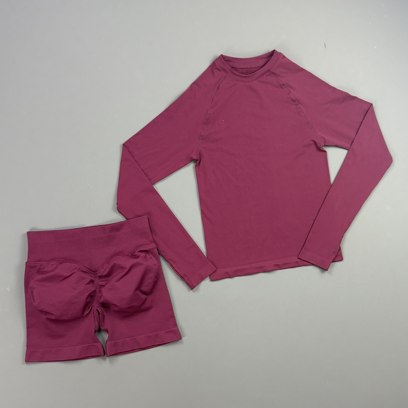 2 Piece Gym Set Women Raglan L – обзор и цена Compression Shorts Athletes