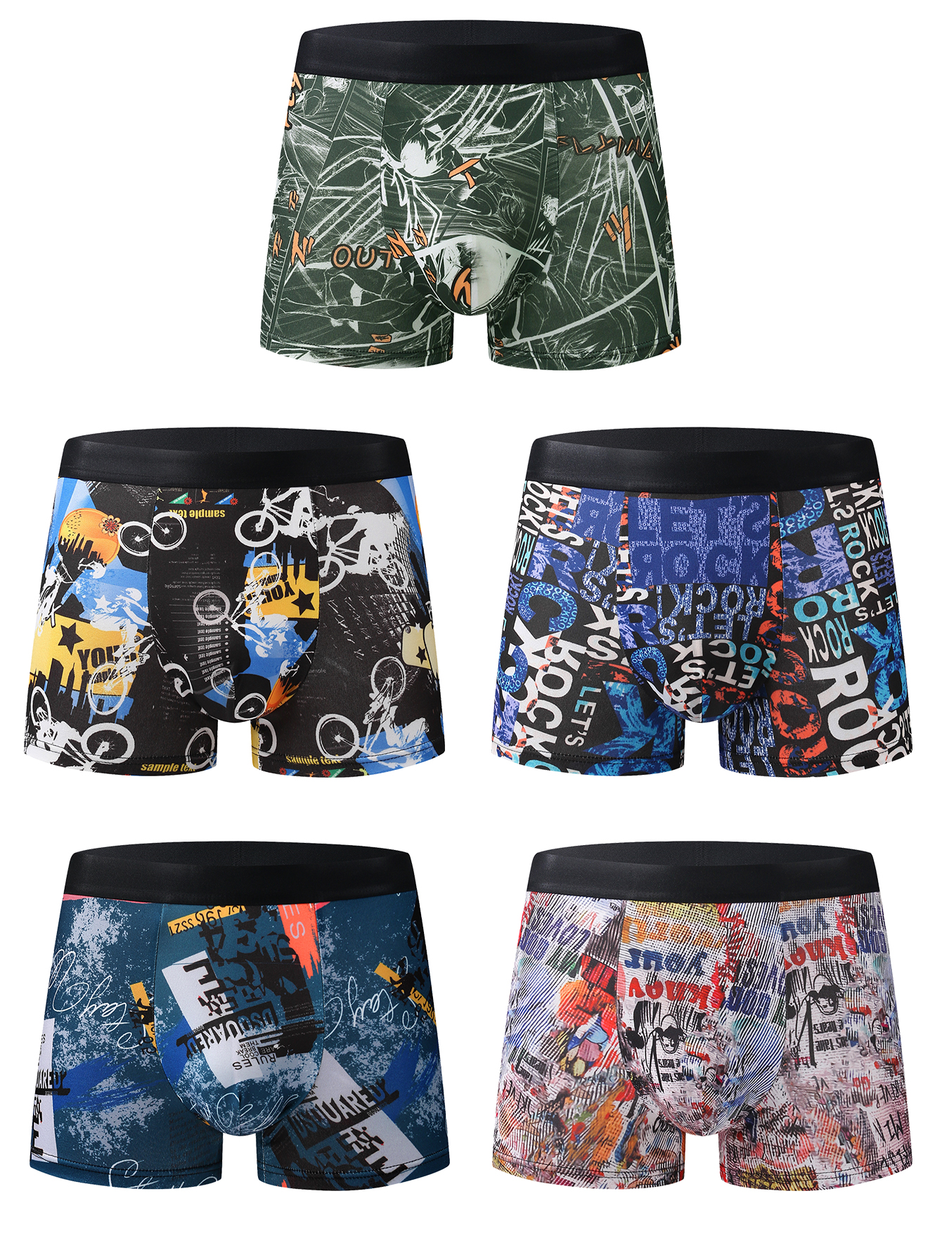 10-Pack Fashionable Men's Boxe – обзор и цена Multi Pack Underwear