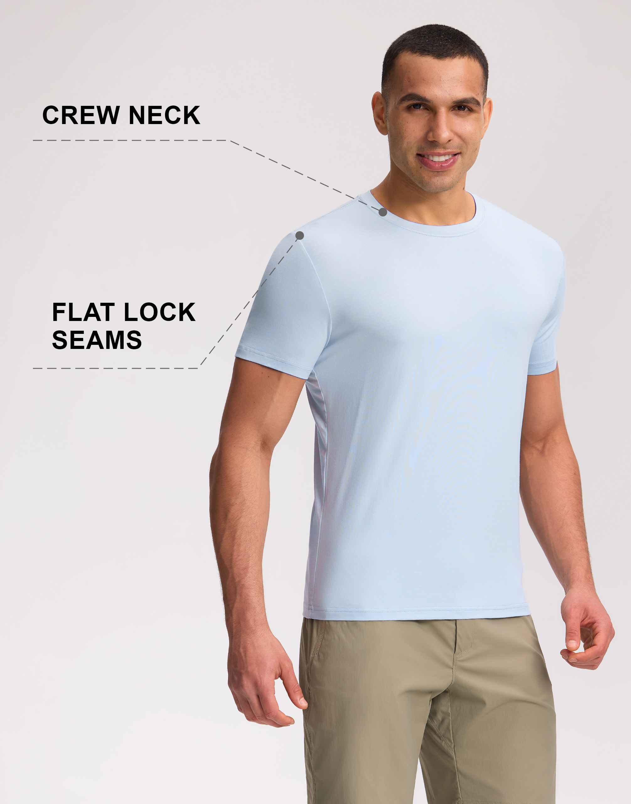 Pioneer Camp Men's T-Shirt Bam – обзор и цена Undershirt Crew Neck
