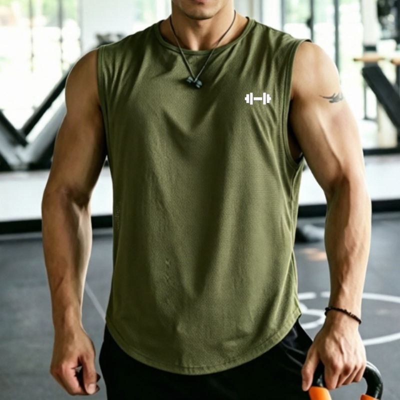 2026 Men mesh Quick Dry Tank T – обзор и цена Undershirt Crew Neck