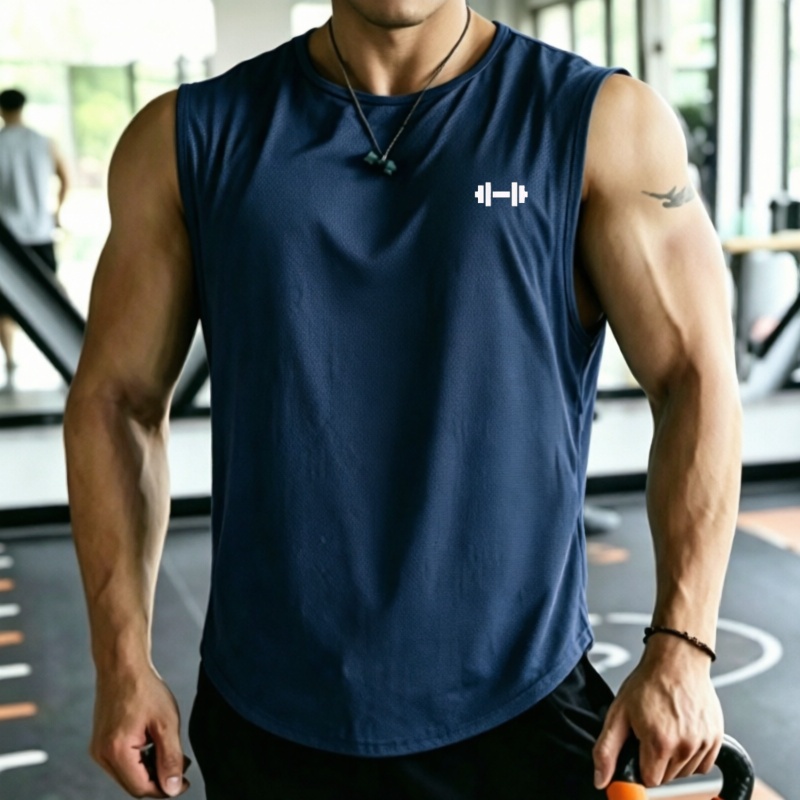 2026 Men mesh Quick Dry Tank T – обзор и цена Undershirt Crew Neck