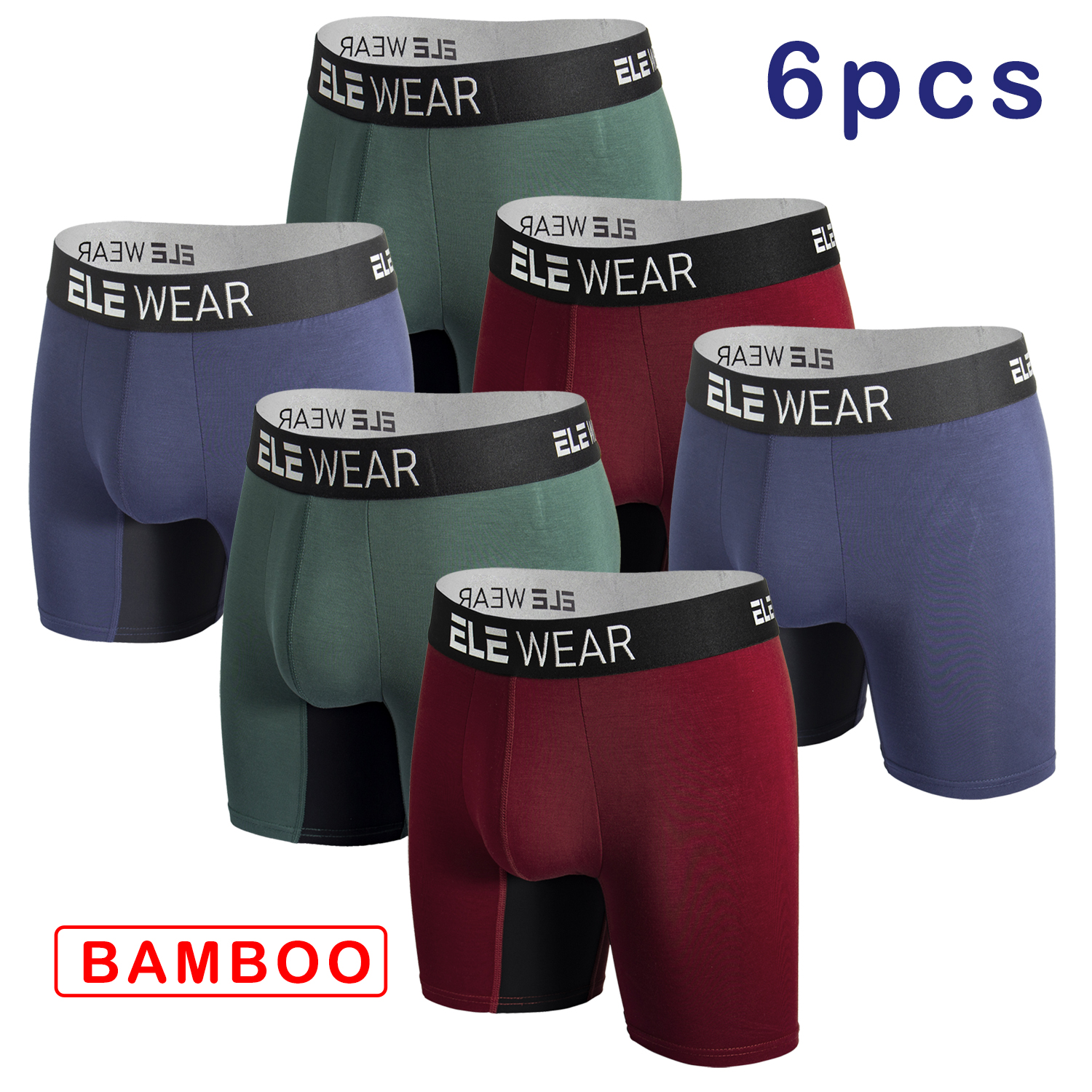 6 pcs Bamboo Men Underwear Box – обзор и цена Bamboo Fiber Trunk