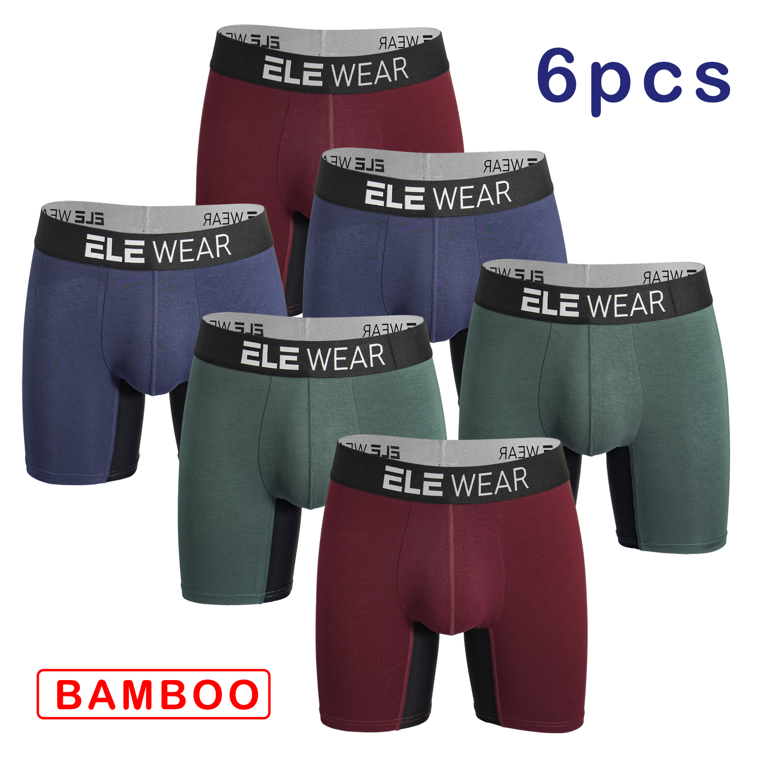 6 pcs Bamboo Men Underwear Box – обзор и цена Bamboo Fiber Trunk