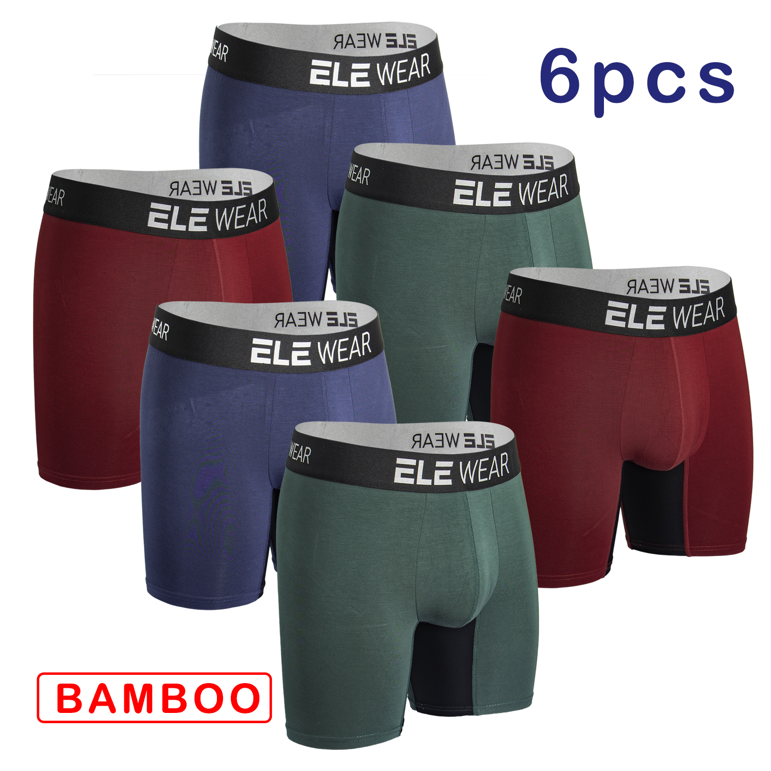 6 pcs Bamboo Men Underwear Box – обзор и цена Bamboo Fiber Trunk