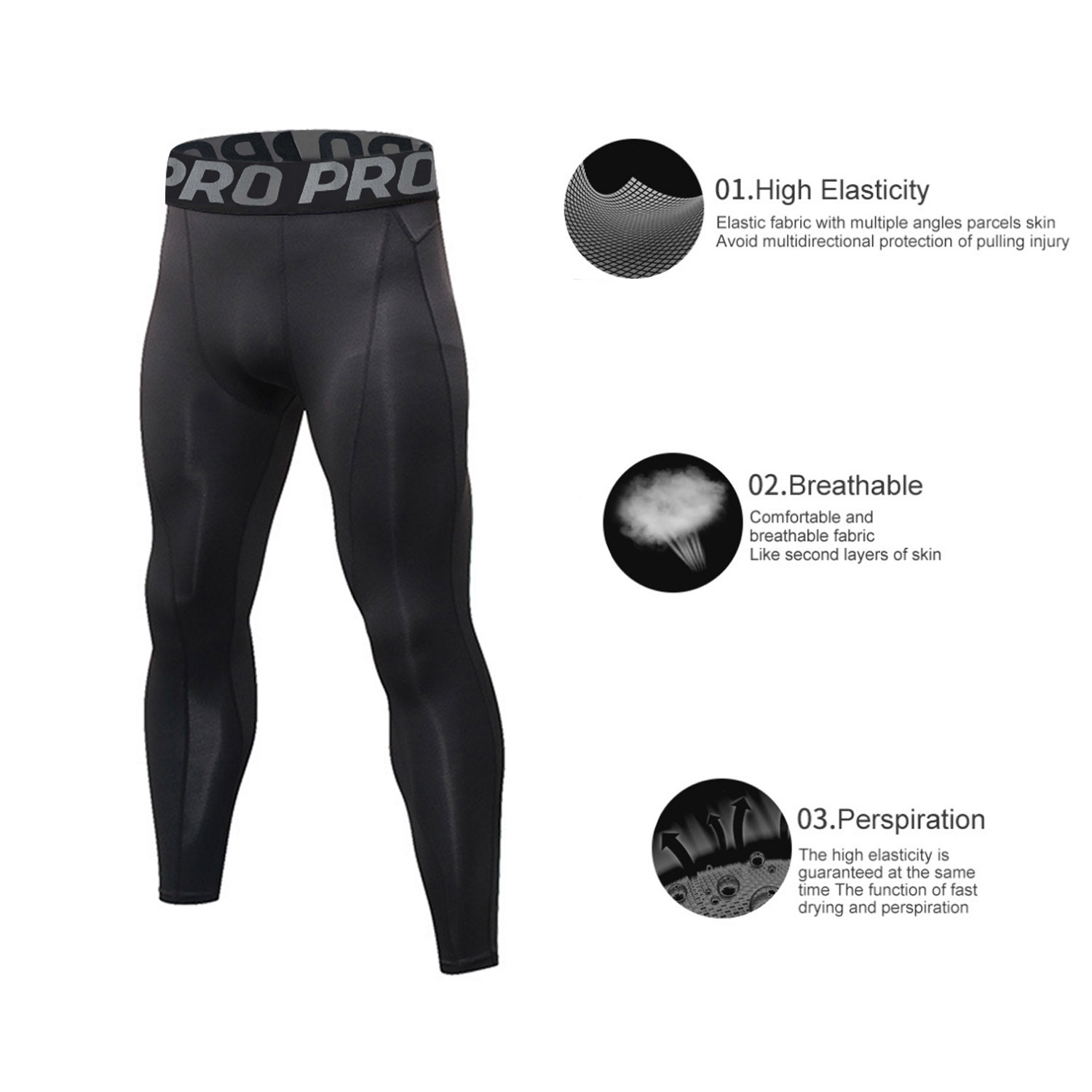 Mens Workout Compression Set P – обзор и цена Compression Long Pant