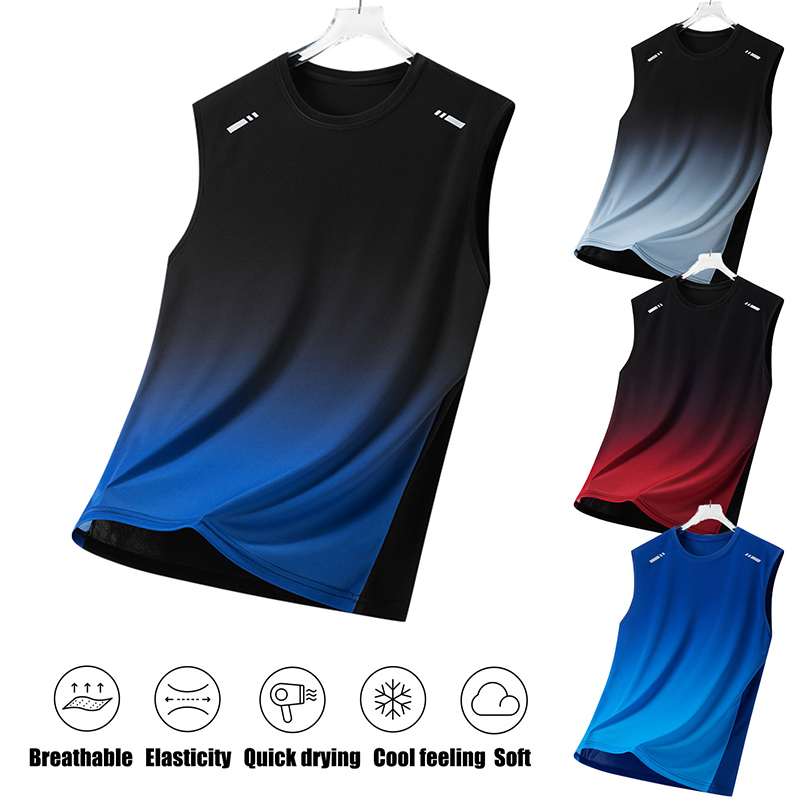 Men Gradient Sports Vest Light – обзор и цена Sleeveless Undershirt