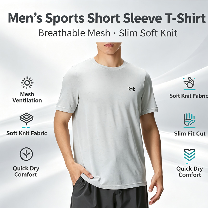 Under Armour Men Slim Fit Mesh – обзор и цена Undershirt Crew Neck