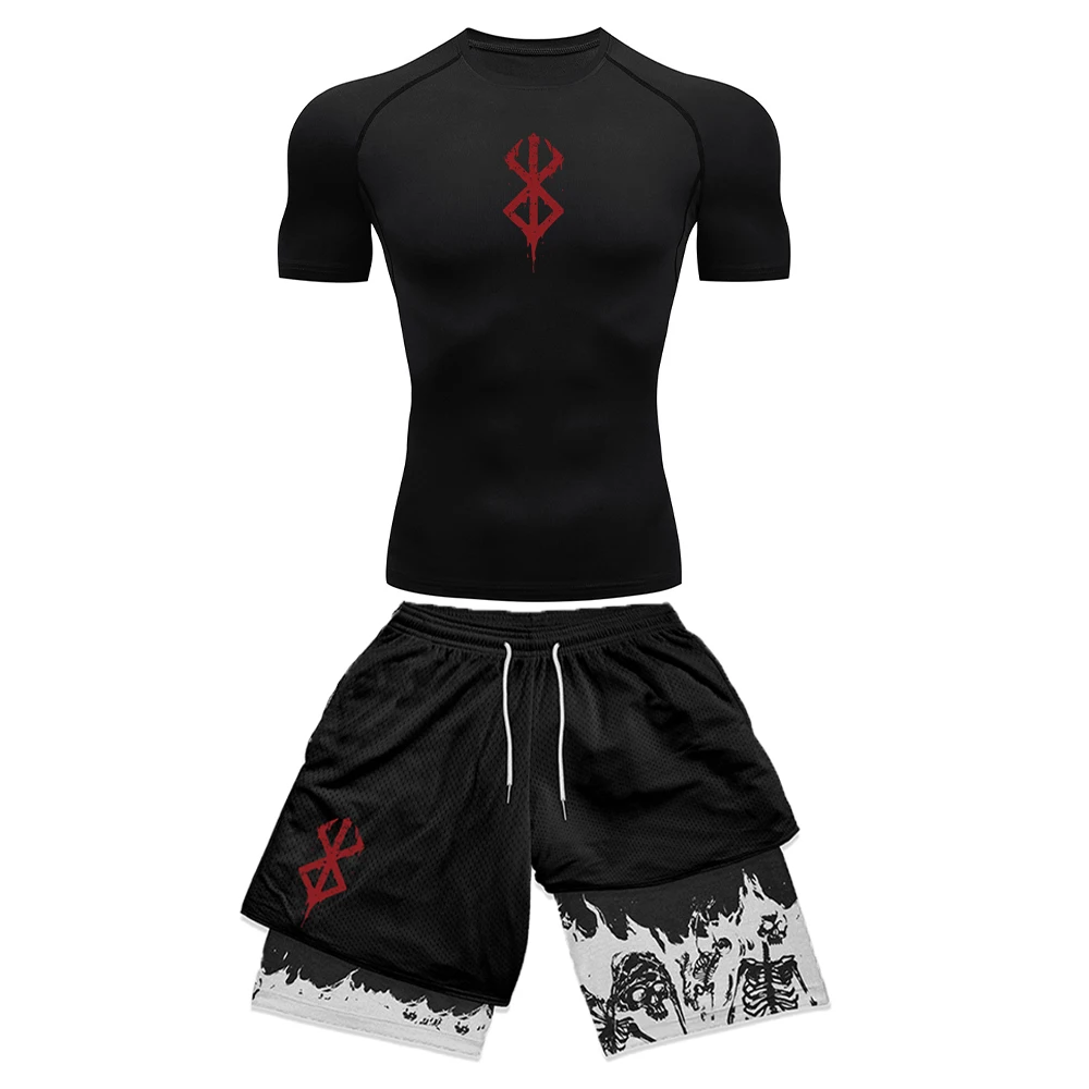 Anime 3D Printed Men's Compres – обзор и цена Compression Shorts Athletes