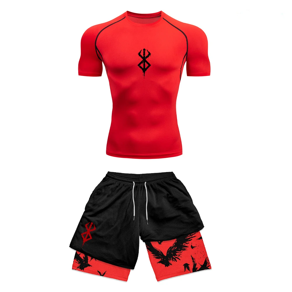 Anime 3D Printed Men's Compres – обзор и цена Compression Shorts Athletes