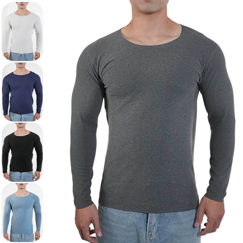 Men Thermal Underwear Long Sle – обзор и цена Undershirt Crew Neck