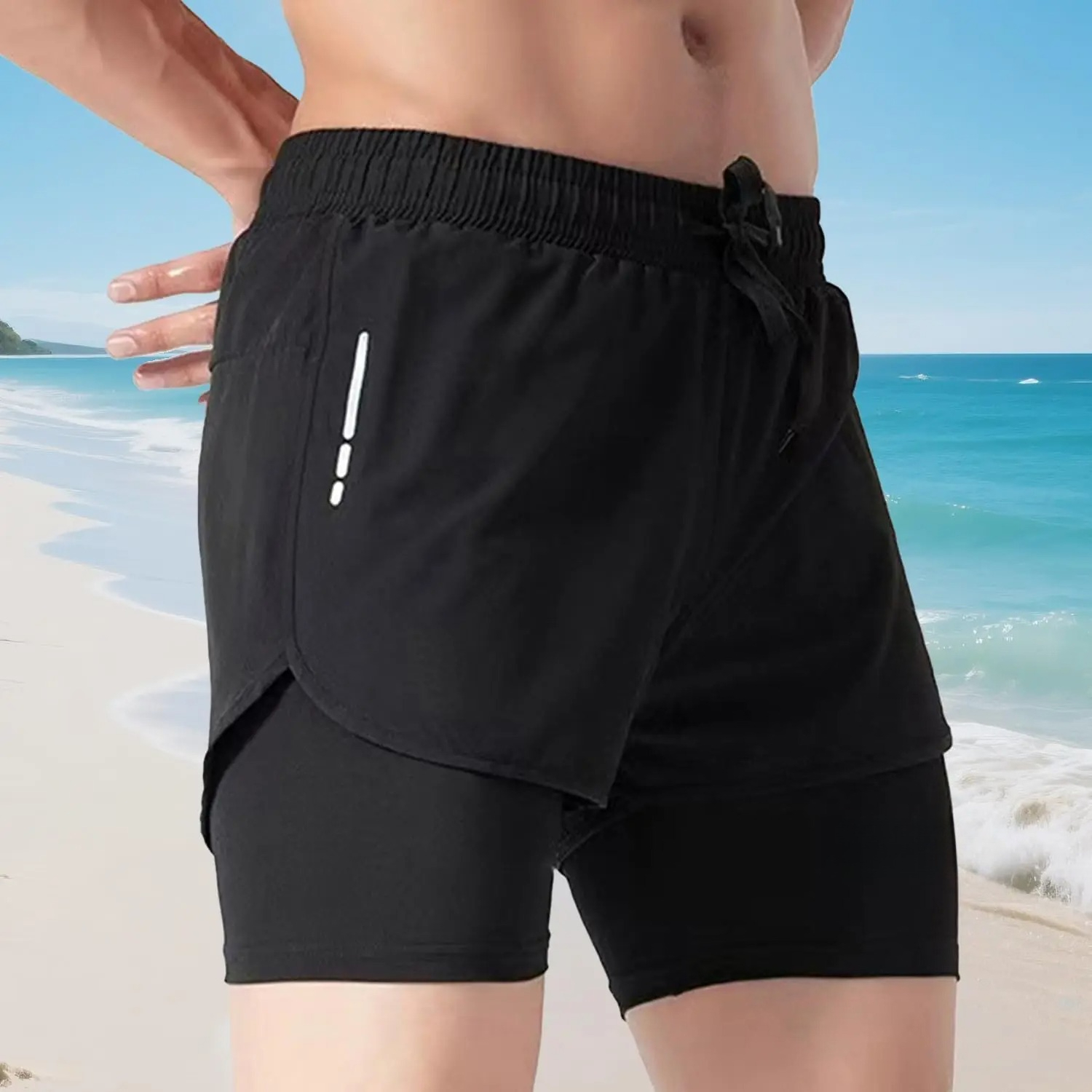 Men's Swim Trunks Quick Dry At – обзор и цена Compression Shorts Athletes
