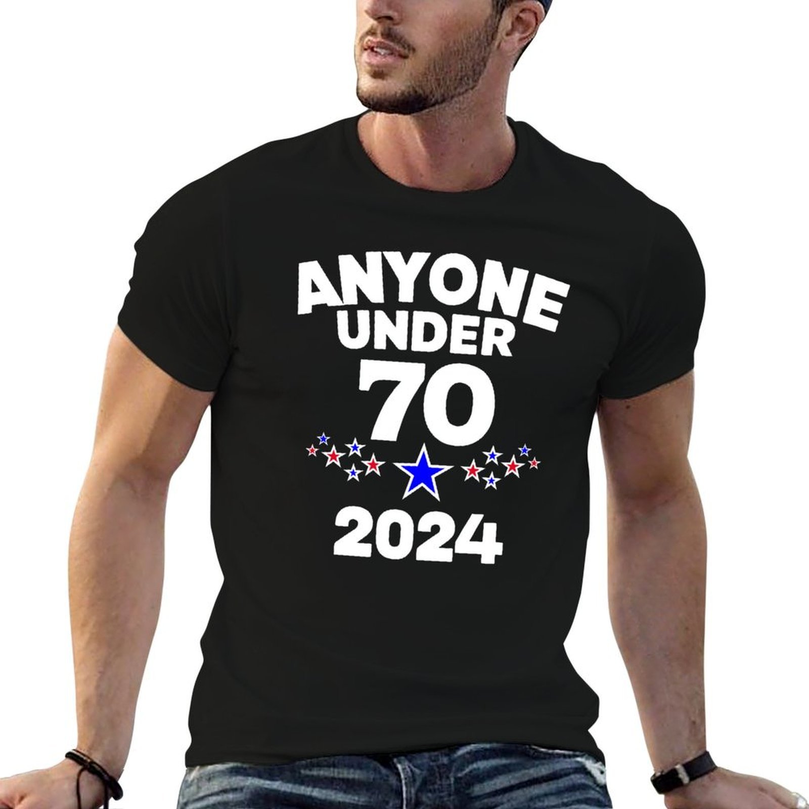 Anyone Under 70 for President  – обзор и цена Undershirt Crew Neck