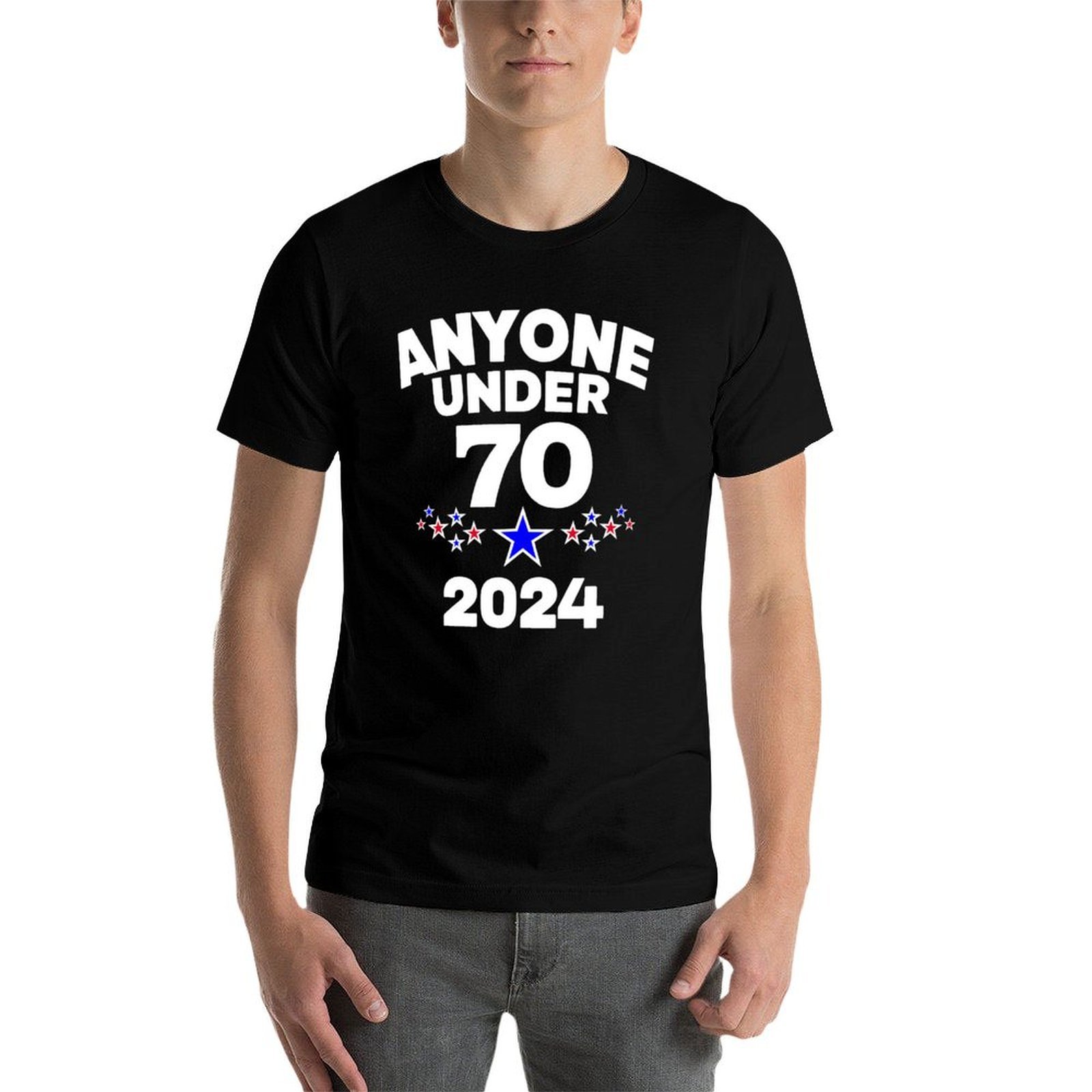 Anyone Under 70 for President  – обзор и цена Undershirt Crew Neck