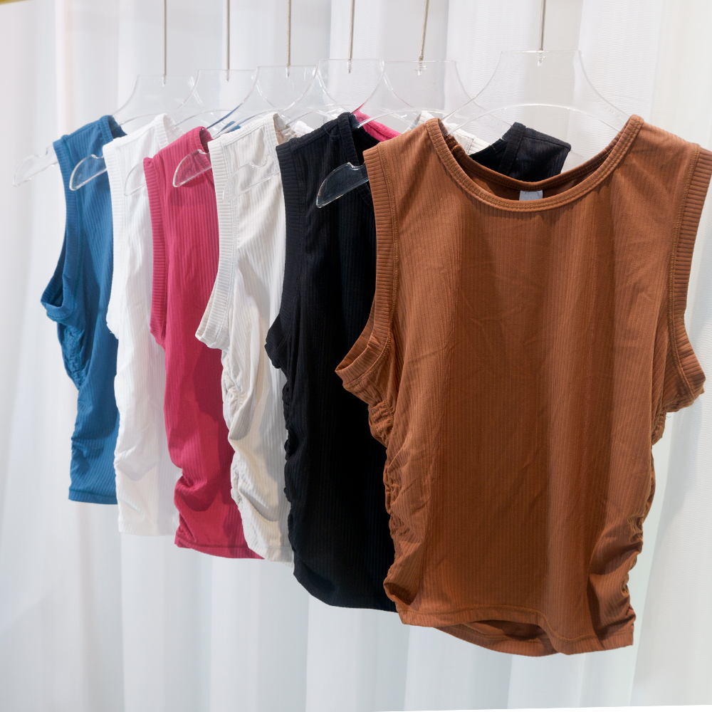 Summer Yoga Wear Ribbed Tank T – обзор и цена Tank Top Ribbed