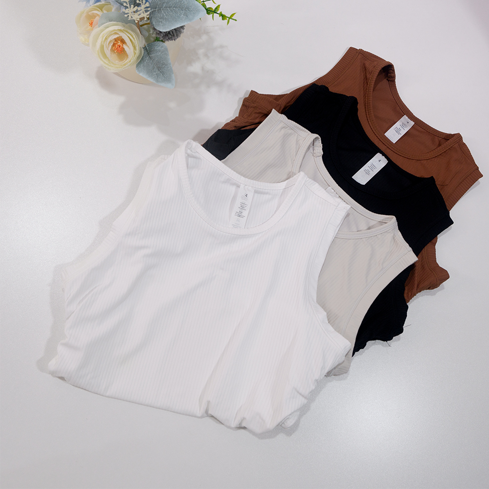 Summer Yoga Wear Ribbed Tank T – обзор и цена Tank Top Ribbed