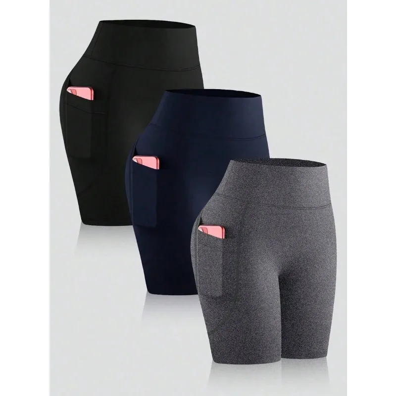 High Waist Yoga Shorts 3Pcs Se – обзор и цена Compression Shorts Athletes